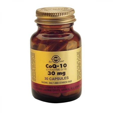 Солгар Коэнзим Q-10 30 капсул (Solgar, Коэнзим)
