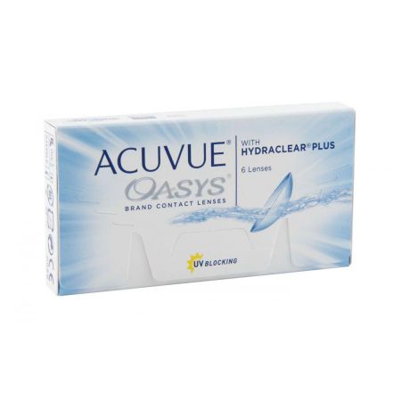 Контактные линзы Acuvue Oasys with Hydraclear Plus, 6 шт, R:8,8 D:-01,50