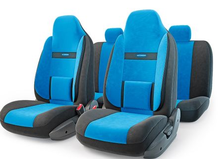 Чехол на сиденье Autoprofi Com-1105h bk/bl (М)
